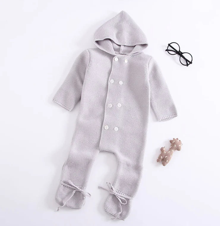Baby Clothes, Knit Sweater and Romper for Infants