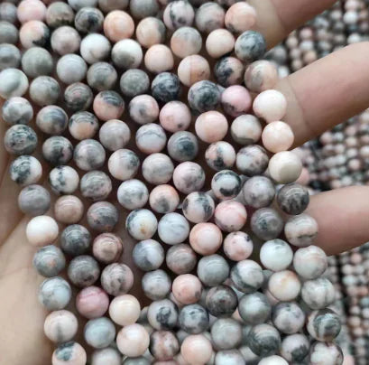 Natural Tiger Stone Powder with Amethyst and Lapis