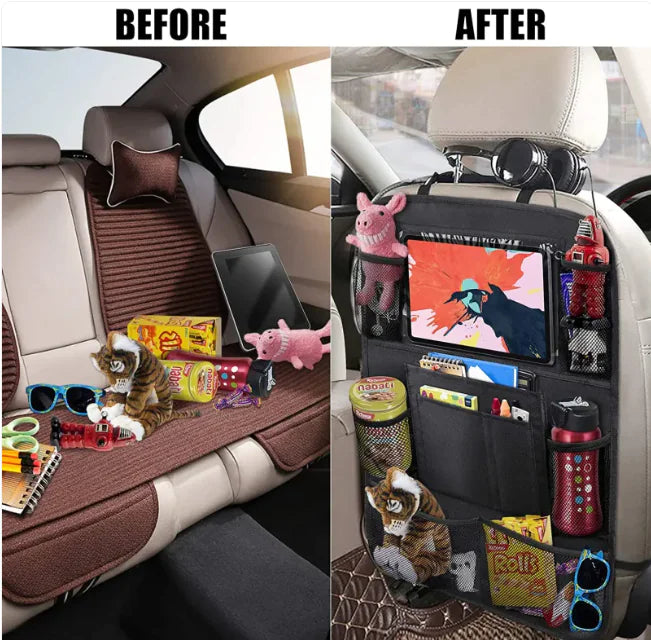 Anti-Kick Car Rear Seat Storage Bag