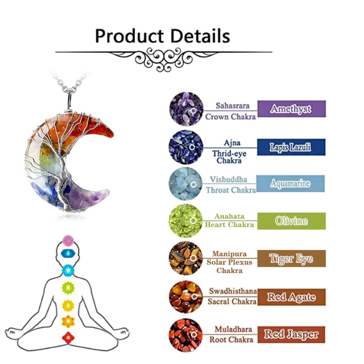 Tree of Life Moon Pendant