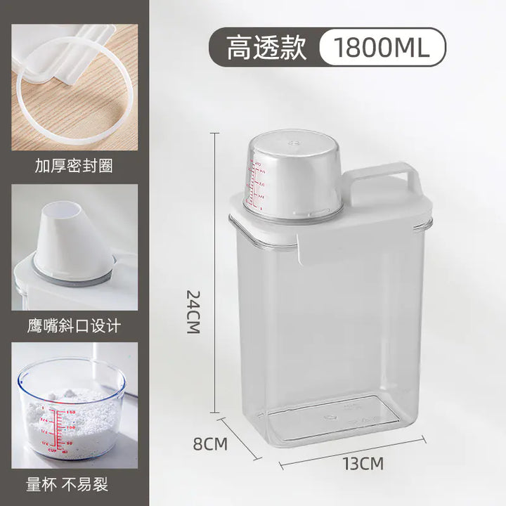 Transparent Detergent Container
