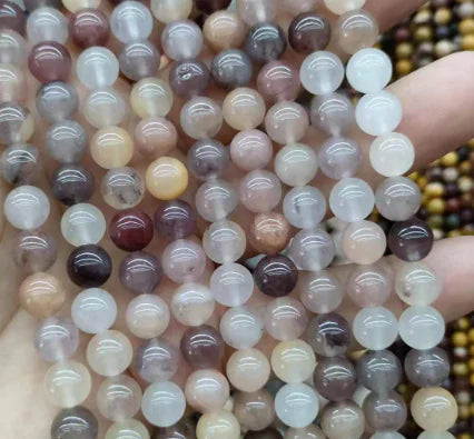 Natural Tiger Stone Powder with Amethyst and Lapis