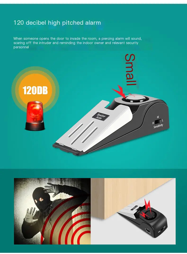 Portable Door Stop Alarm