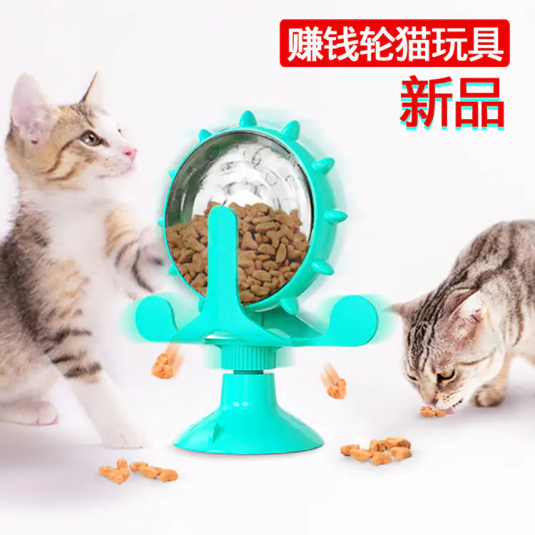 Rotating Cat Windmill Toy