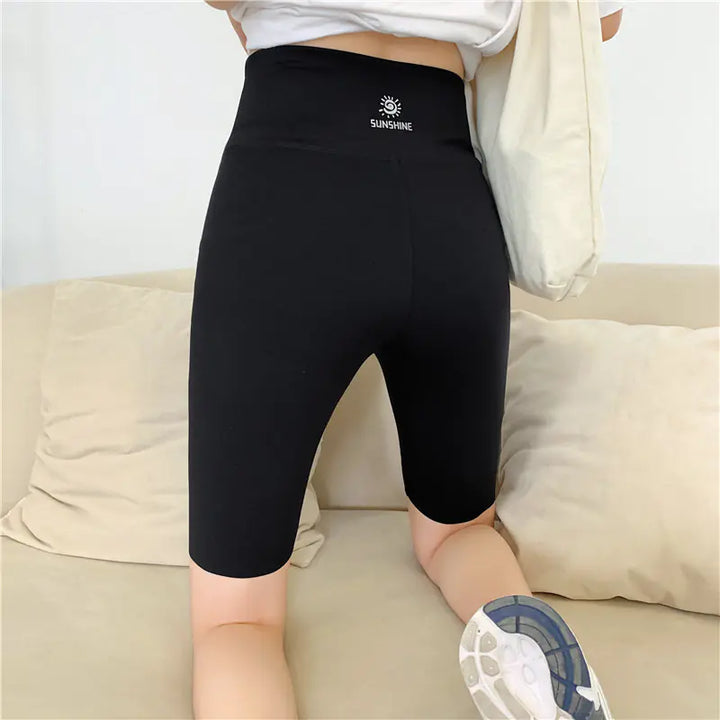 Solid Color Fashion Yoga Hip Shorts
