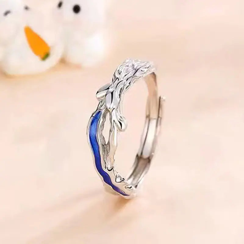 Laurel Star Rabbit Couple Ring