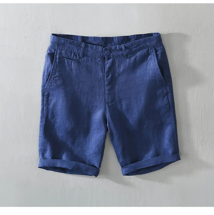 Men's Loose Casual Linen Beach Shorts (Five-Point)