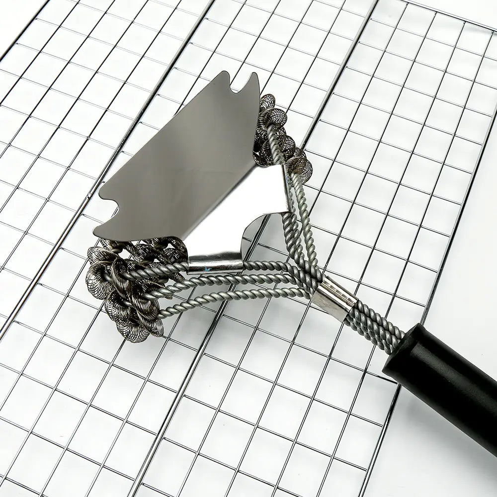 Stainless Steel BBQ Grill Brush Set