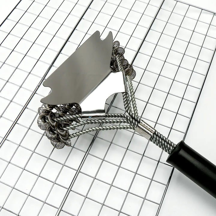 Stainless Steel BBQ Grill Brush Set