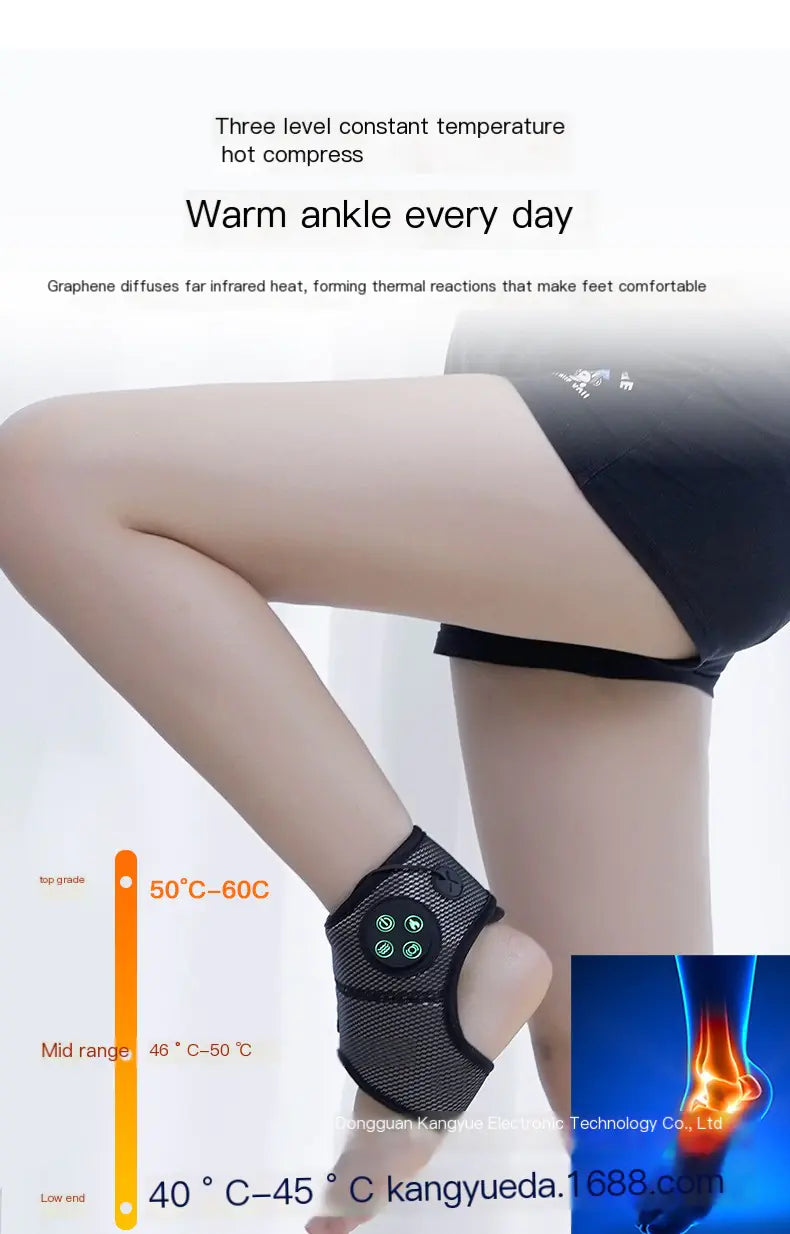 Heated Vibration Ankle Massager