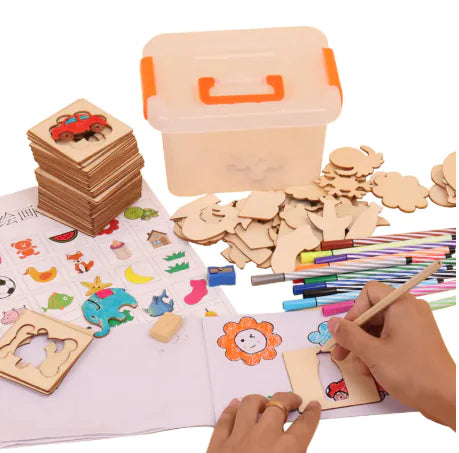 Kids’ Art Set with Templates
