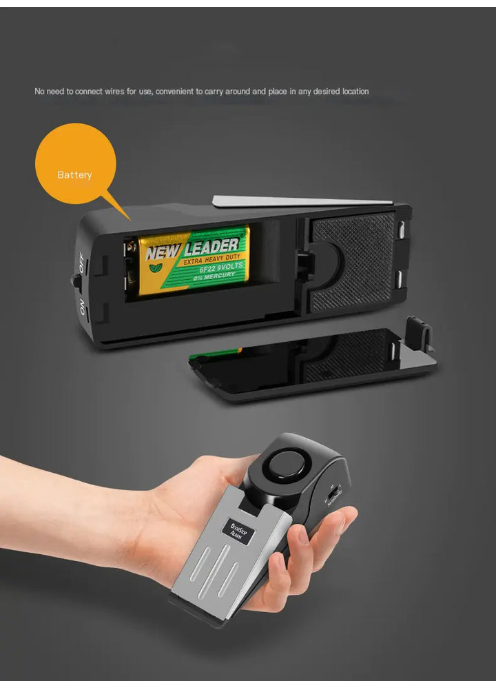 Portable Door Stop Alarm