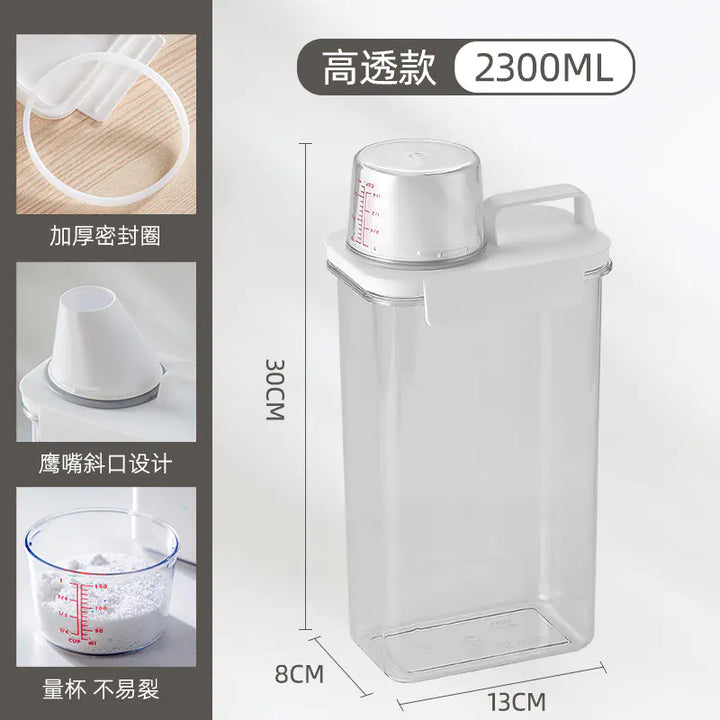 Transparent Detergent Container