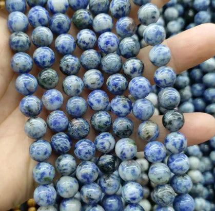 Natural Tiger Stone Powder with Amethyst and Lapis