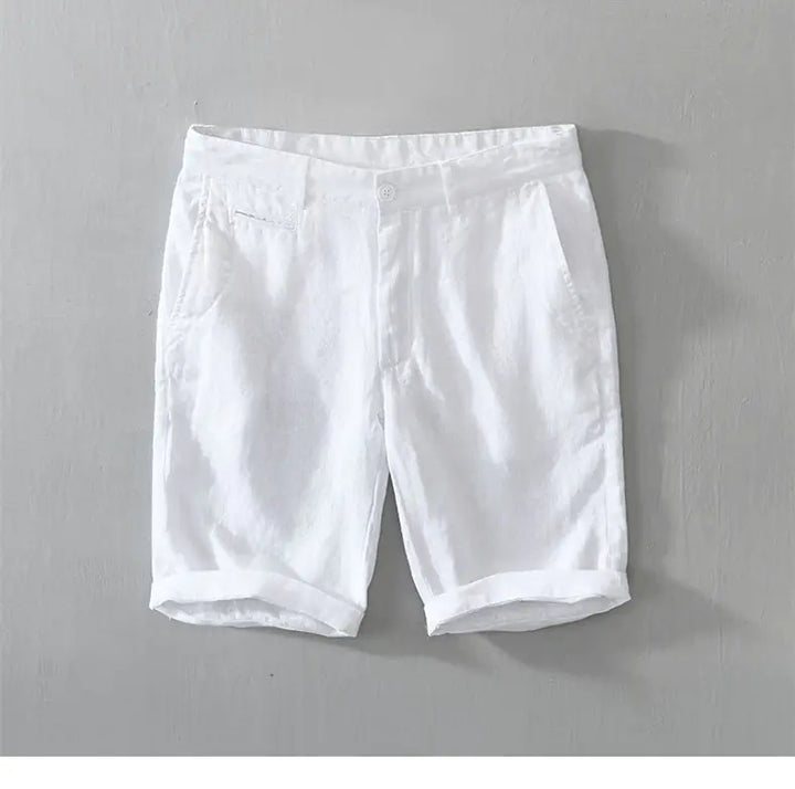 Men's Loose Casual Linen Beach Shorts (Five-Point)