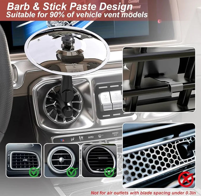 Mini Cymbal Car Vent Decor