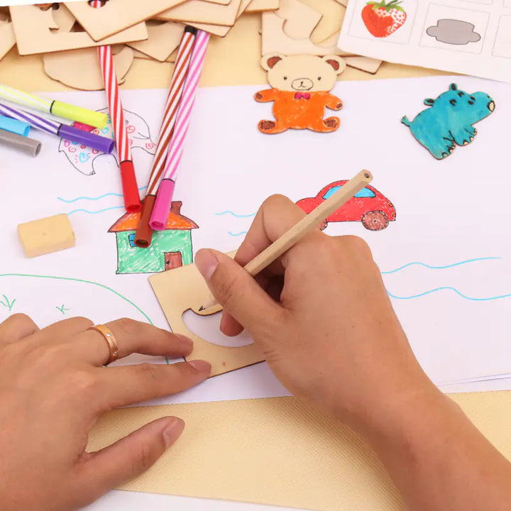 Kids’ Art Set with Templates
