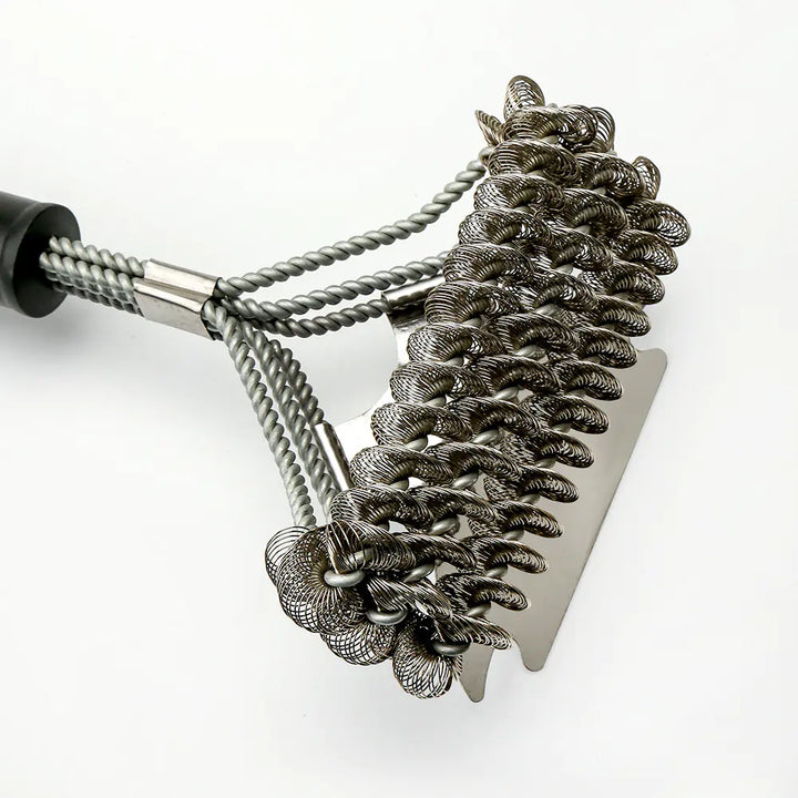 Stainless Steel BBQ Grill Brush Set
