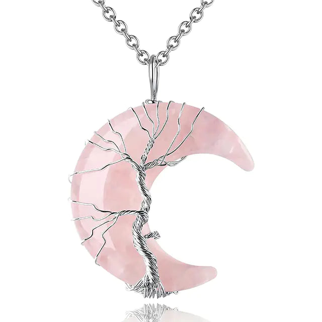 Tree of Life Moon Pendant