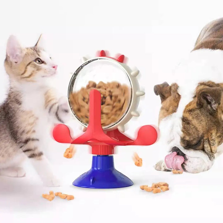 Rotating Cat Windmill Toy